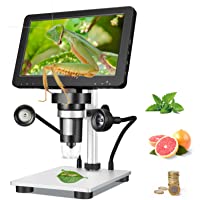 Los mejores  - ETE ETMATE Microscopio Digital 2020 Último 12MP DM9 HD Pantalla de 7 Pulgadas 1000X con luz LED para Control Industrial…